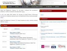 Tablet Screenshot of gpm-vindexus.pl